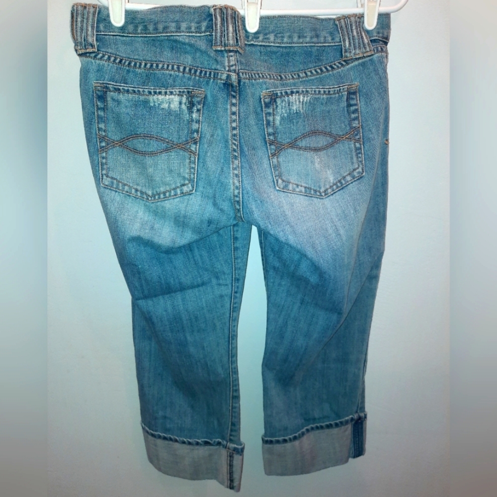 Abercrombie & Fitch Light Blue Denim Capris
